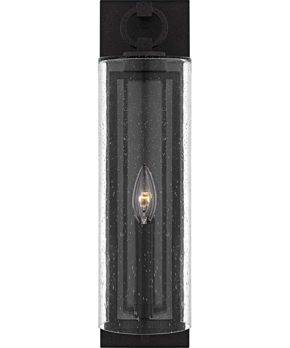 Redan Medium 1-light Outdoor Wall Light Stone Black - Image 3