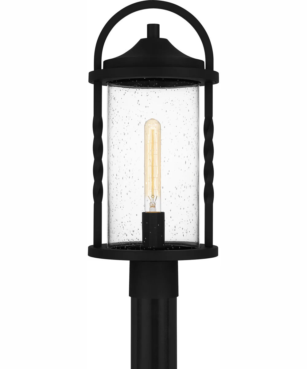 Reece Large 1-light Outdoor Post Light Coastal Armour Aluminum Earth Black - Image 4
