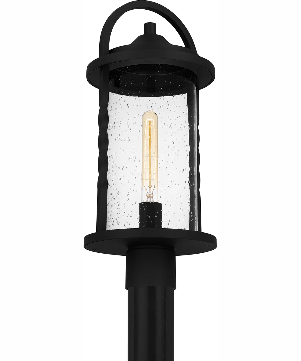 Reece Large 1-light Outdoor Post Light Coastal Armour Aluminum Earth Black - Image 5
