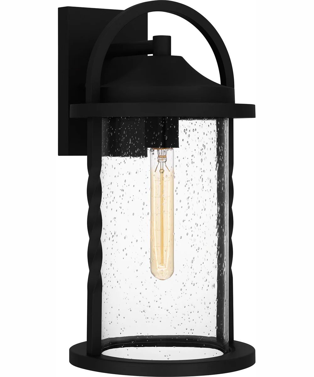 Reece Large 1-light Outdoor Wall Light  Coastal Armour Aluminum Earth Black