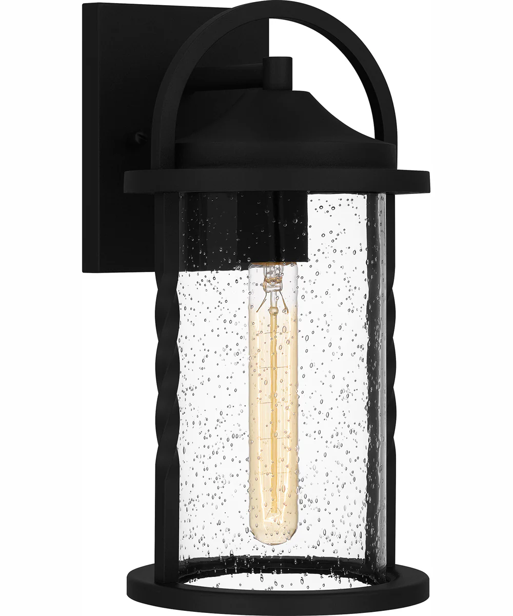 Reece Medium 1-light Outdoor Wall Light Coastal Armour Aluminum Earth Black - Image 2