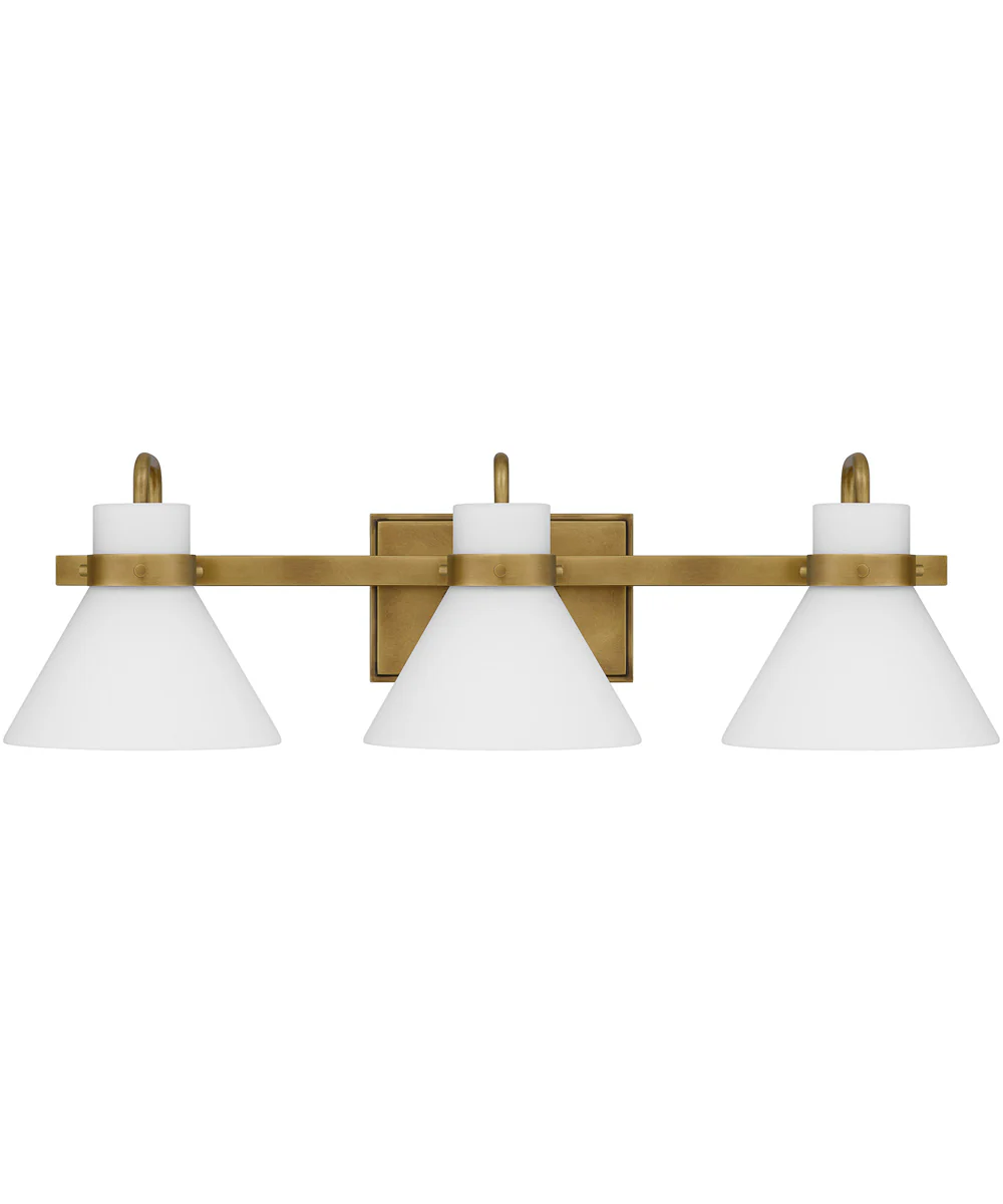 Regency Large 3-light Bath Light Weathered Brass - Image 3
