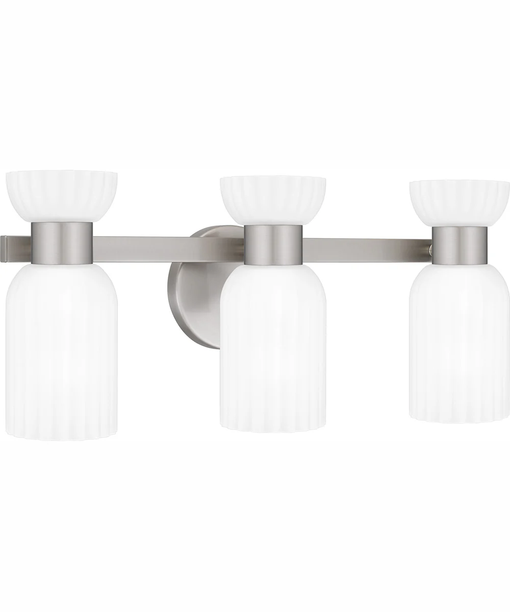 Rembrandt Large 3-light Bath Light Brushed Nickel - Image 4
