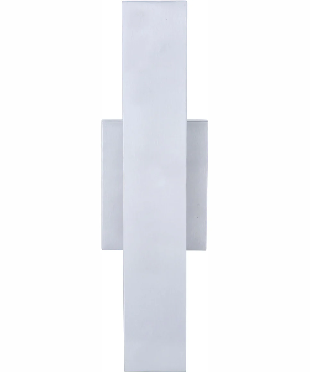 Rens 1-Light Outdoor Wall Lantern Brushed Aluminum