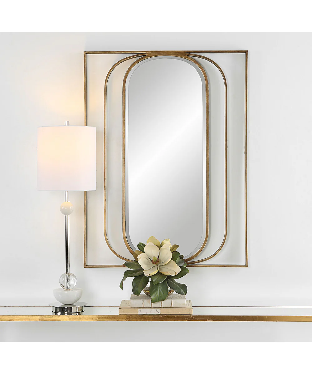 Replicate Contemporary Oval Mirror - Image 2