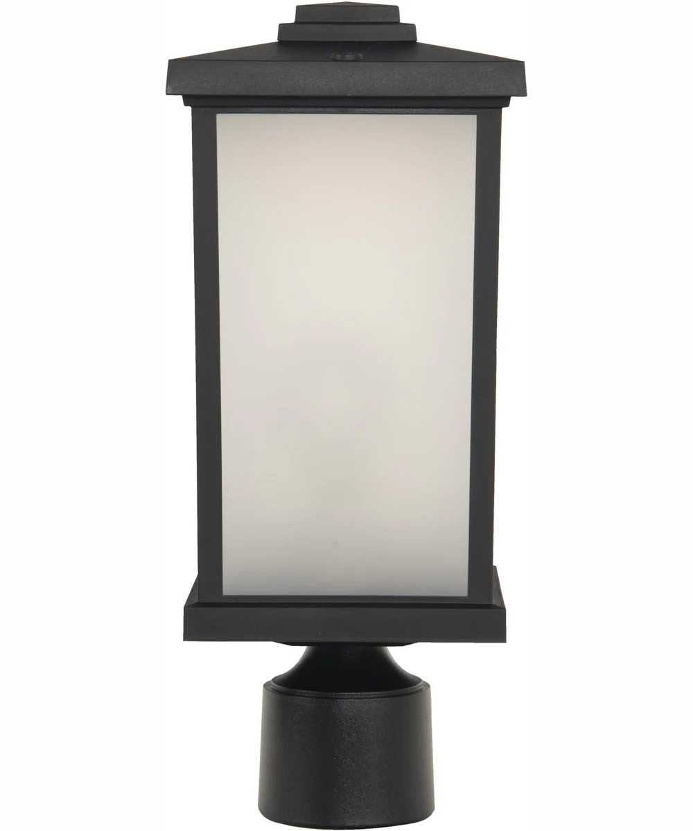 Resilience Lanterns 1-Light Outdoor Post Mount Matte Black - Image 3