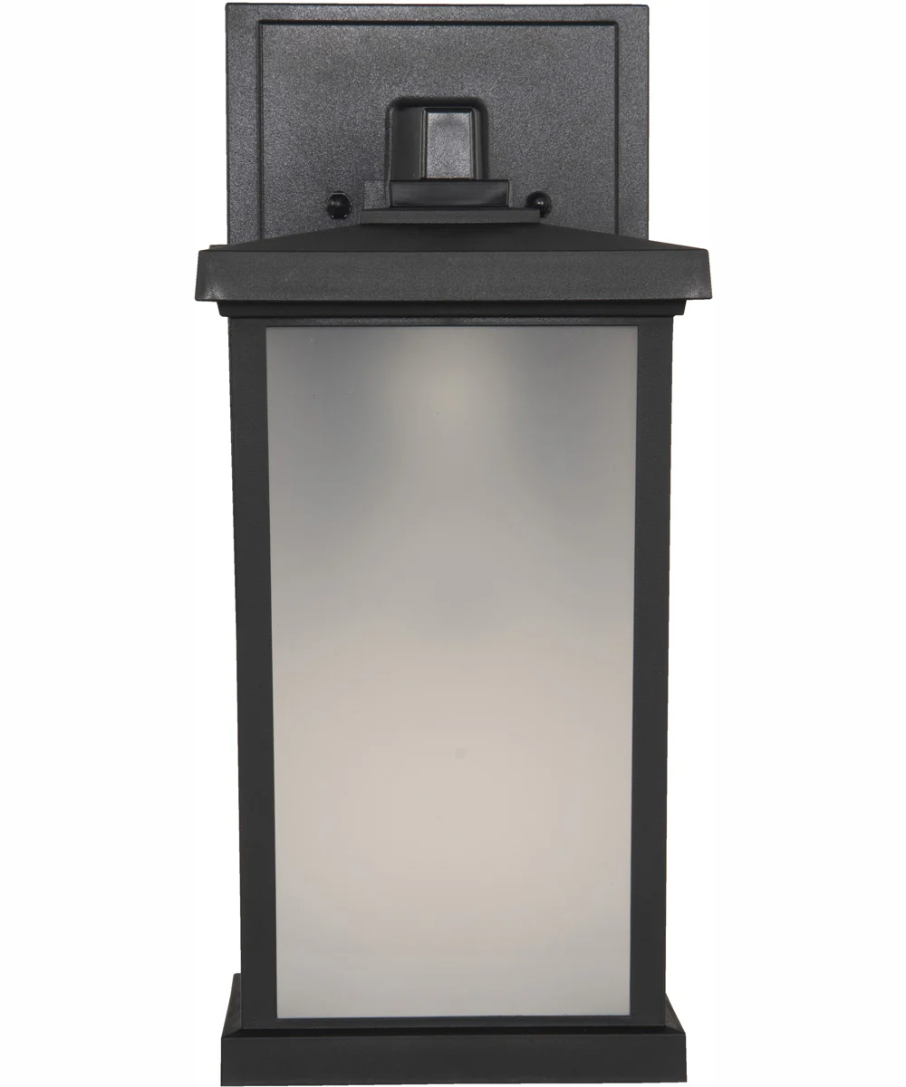 Resilience Lanterns 1-Light Outdoor Wall Lantern Matte Black - Image 3