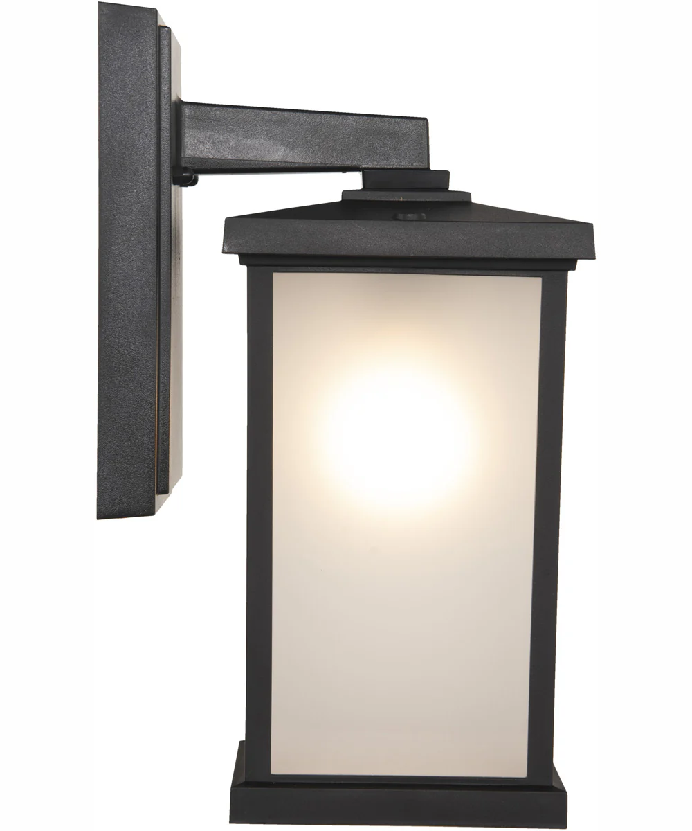 Resilience Lanterns 1-Light Outdoor Wall Lantern Matte Black - Image 6
