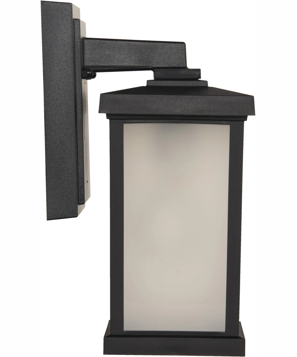 Resilience Lanterns 1-Light Outdoor Wall Lantern Matte Black - Image 5
