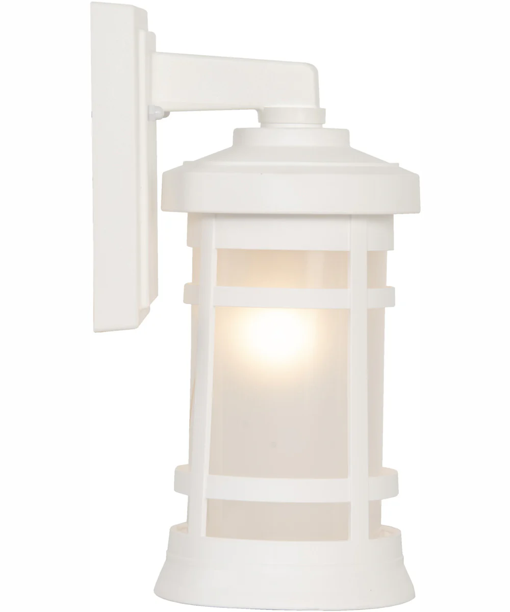 Resilience Lanterns 1-Light Outdoor Wall Lantern Matte White - Image 6