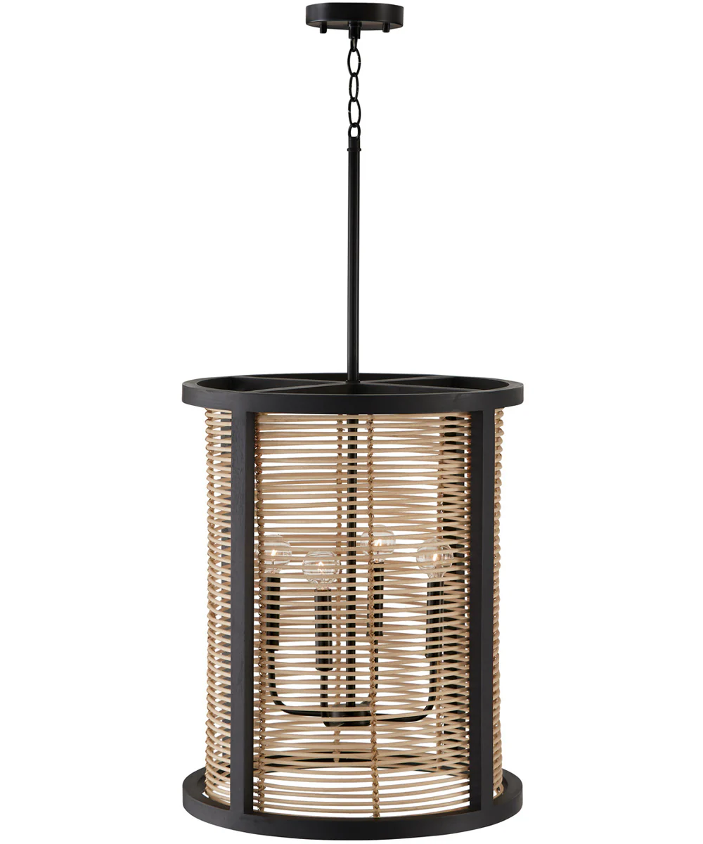 Rico 4-Light Foyer Flat Black - Image 4