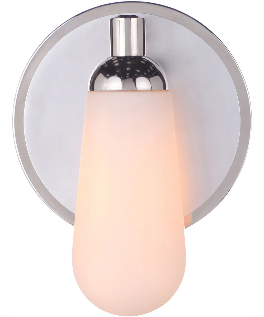 Riggs 1-Light Wall Sconce Brushed Polished Nickel / Polished Nickel - Image 4