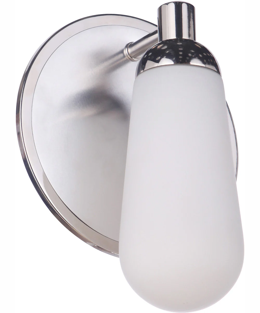 Riggs 1-Light Wall Sconce Brushed Polished Nickel / Polished Nickel - Image 6