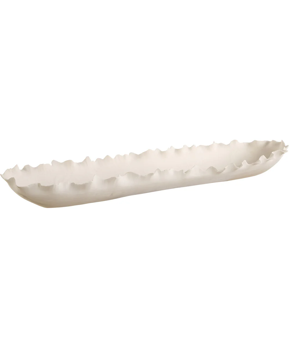 Ripple Crest White Bowl - Image 4