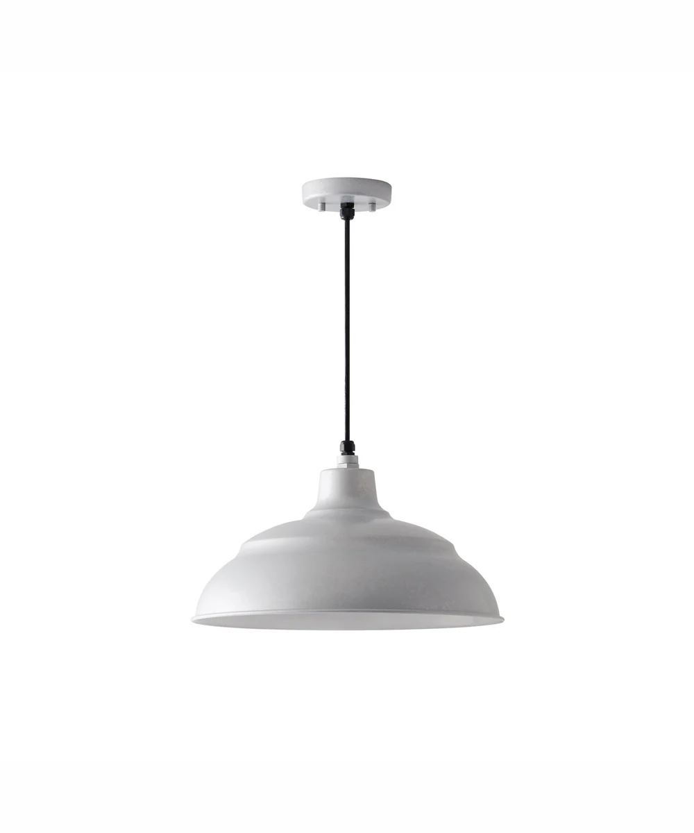RLM 1-Light Outdoor Hanging-Lantern Rain or Shine - Galvanized