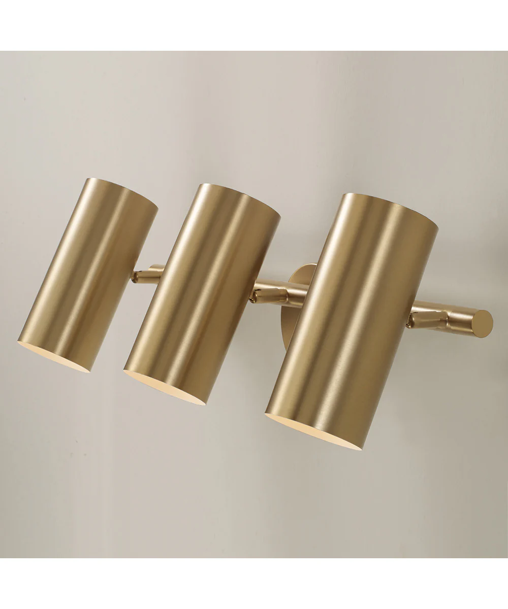 Robbie 3-Light Vanity Aged Brass - Image 4