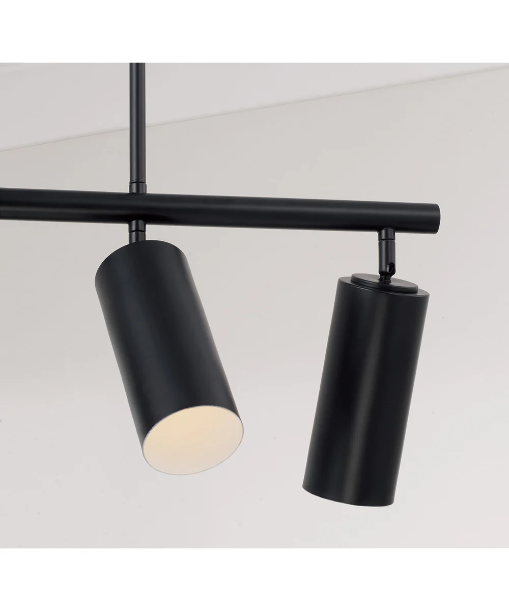 Robbie 5 -Light-Linear Chandelier Matte Black - Image 3