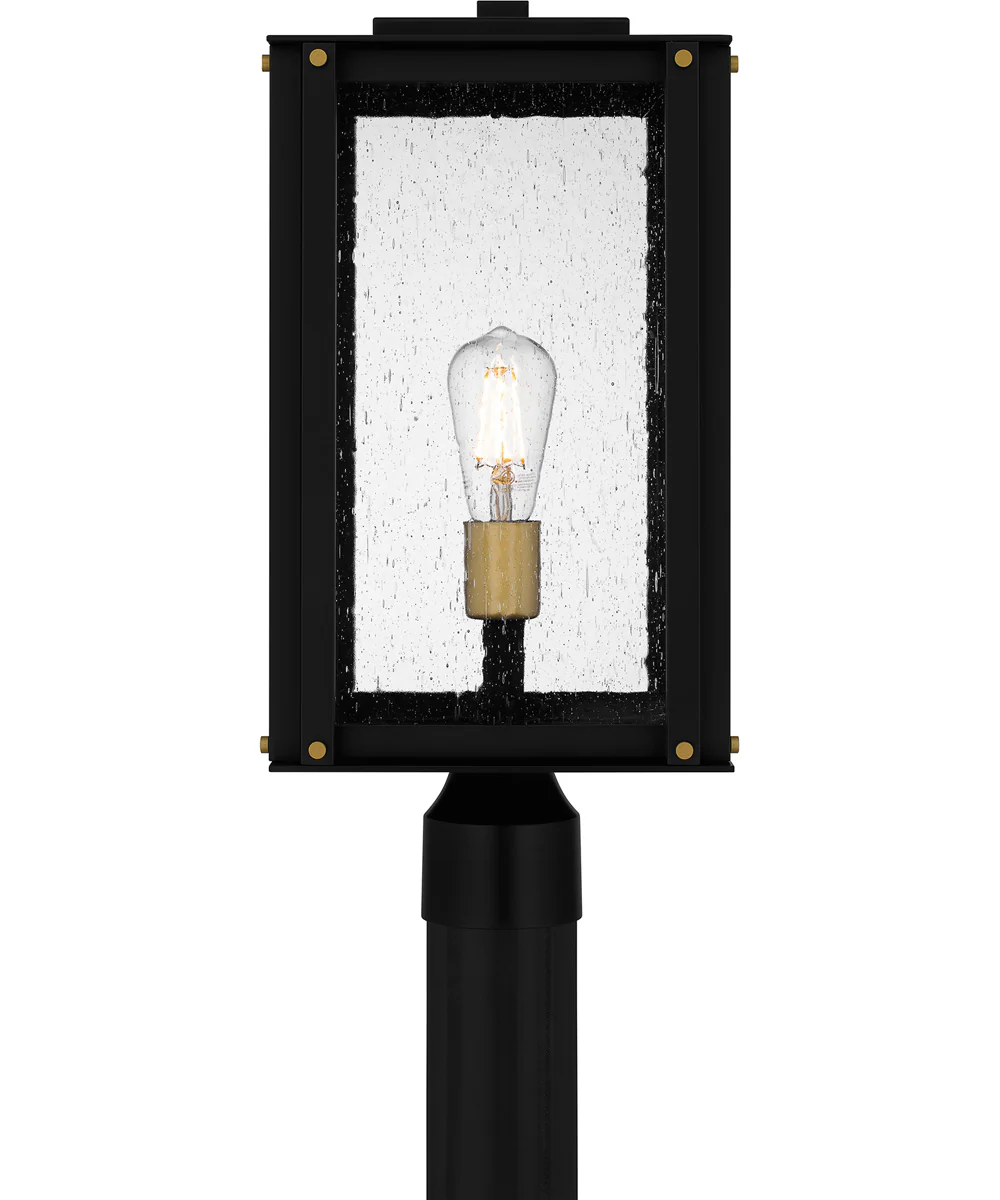 Robbins Large 1-light Outdoor Post Light  Coastal Armour Aluminum Matte Black - Image 3