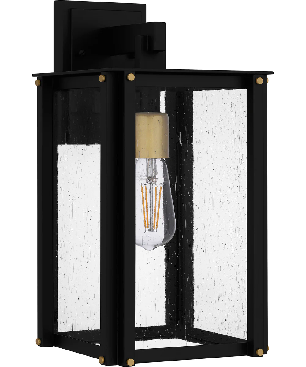 Robbins Medium 1-light Outdoor Wall Light Coastal Armour Aluminum Matte Black - Image 2