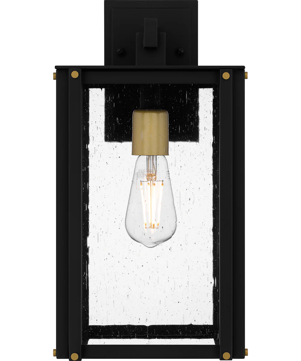 Robbins Medium 1-light Outdoor Wall Light Coastal Armour Aluminum Matte Black - Image 3