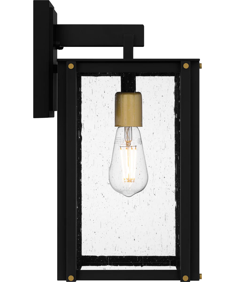 Robbins Medium 1-light Outdoor Wall Light Coastal Armour Aluminum Matte Black - Image 4