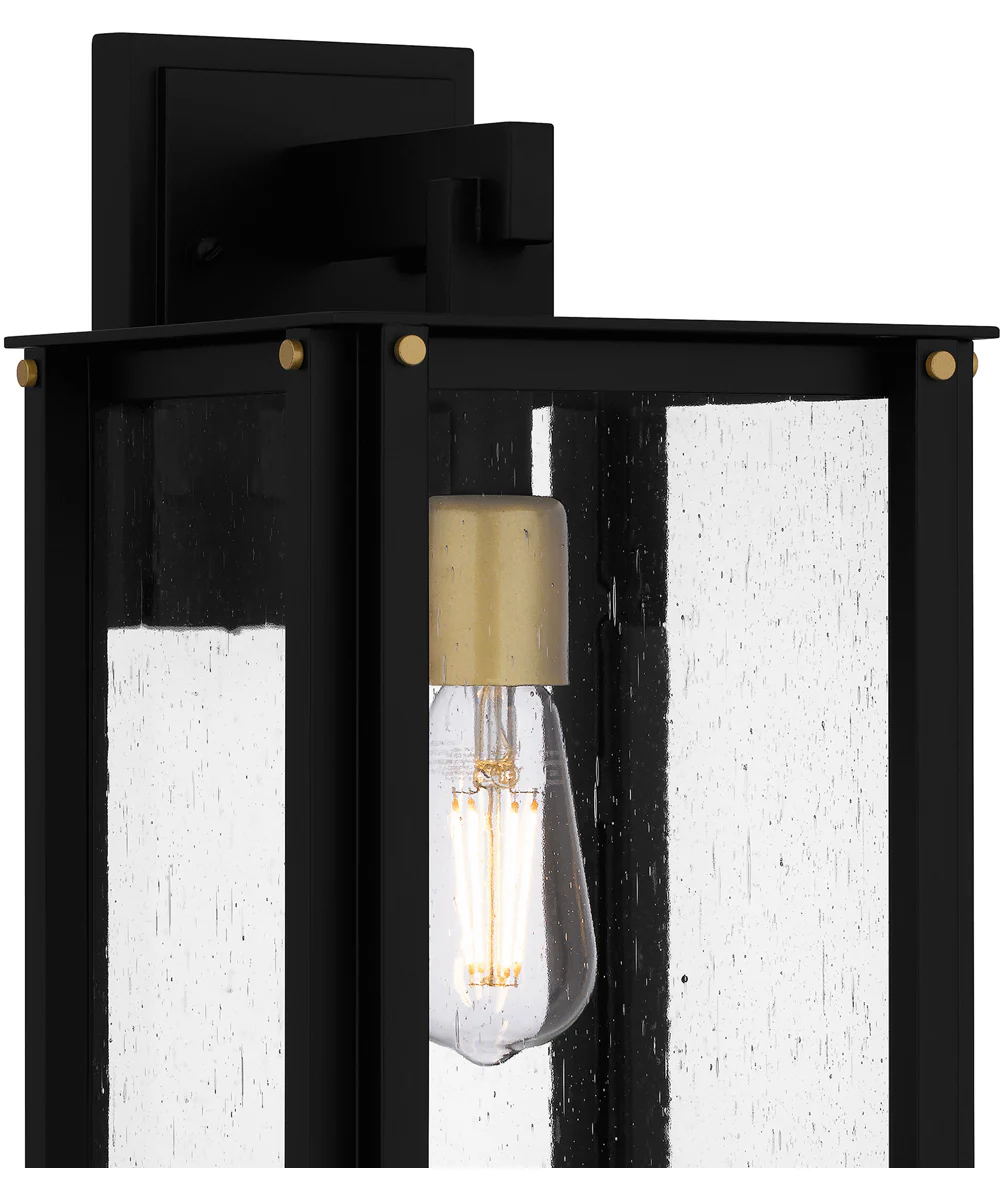 Robbins Medium 1-light Outdoor Wall Light Coastal Armour Aluminum Matte Black - Image 5