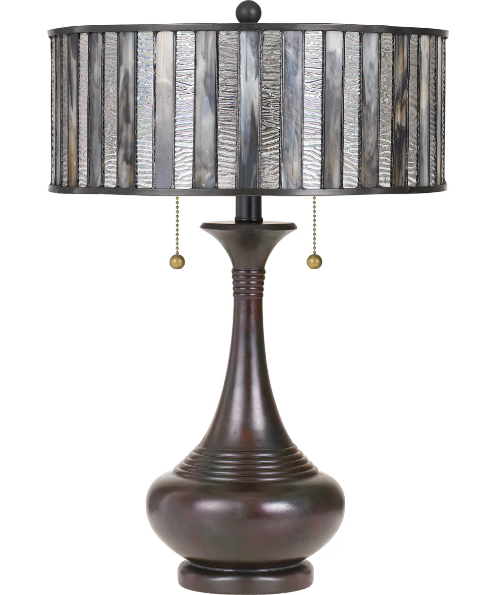 Roland Small 2-light Table Lamp Valiant Bronze - Image 3