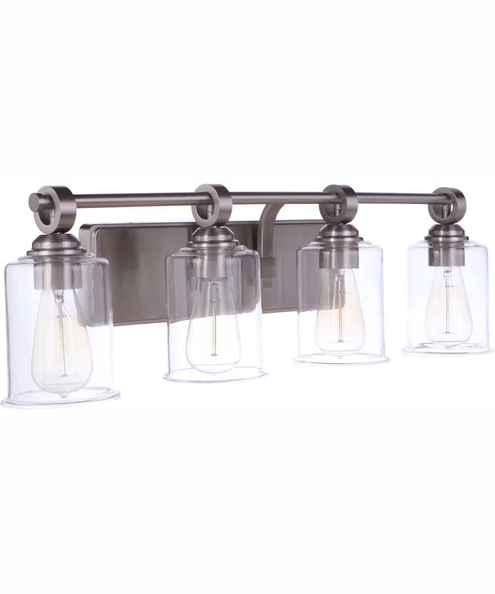 Romero 4-Light Vanity Brushed Polished Nickel