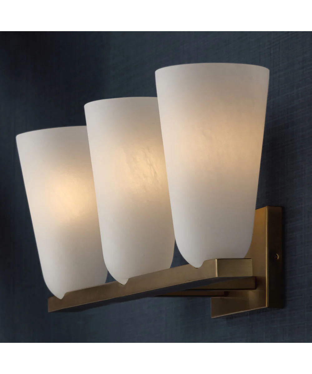 Romy 3-Light Vanity Matte Brass - Image 6