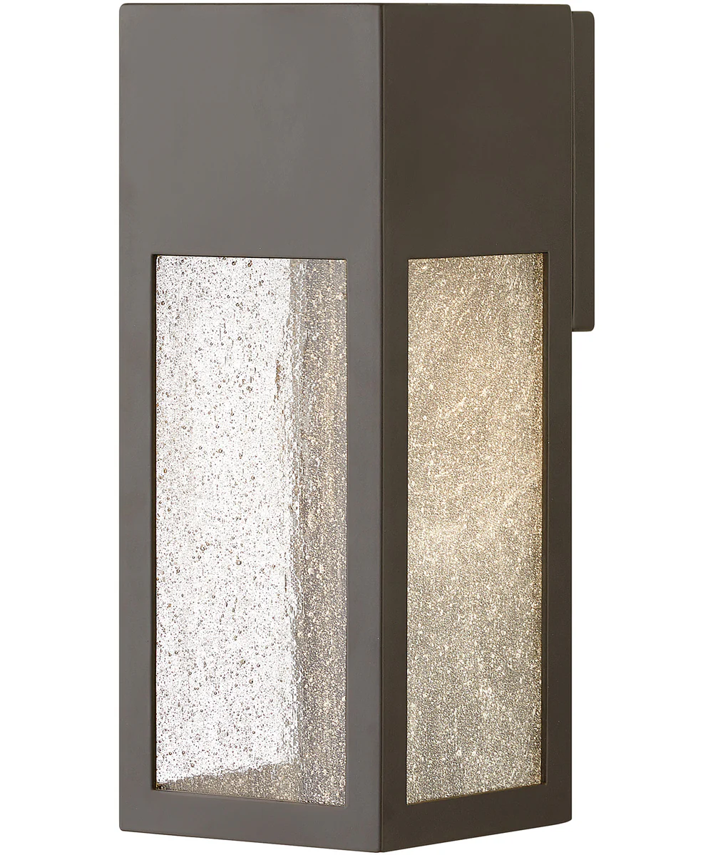Rook 1-Light LED Medium Outdoor Wall Mount Lantern in Bronze