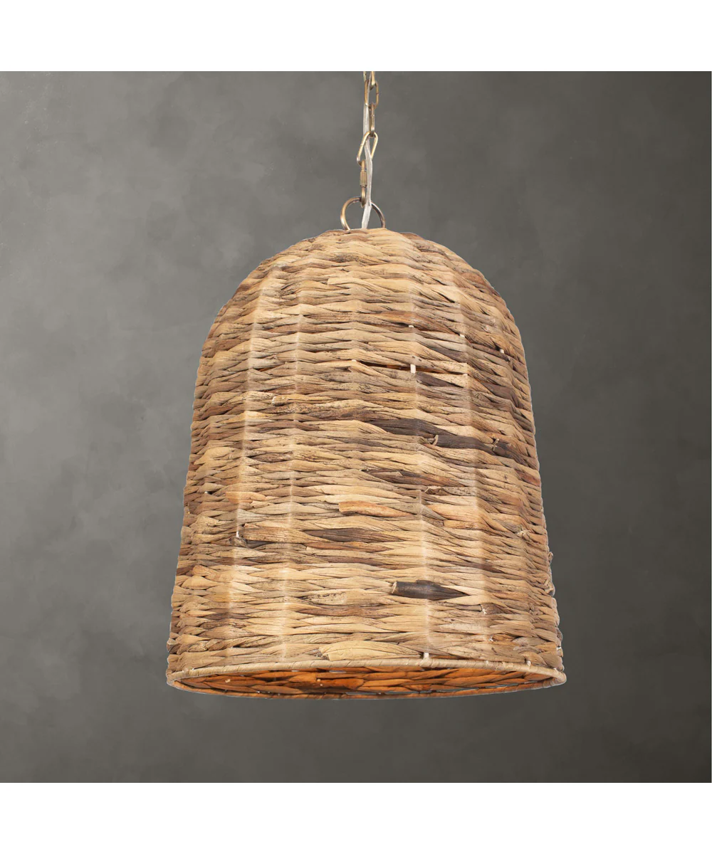 Rotorua 1 Light Sea Grass Pendant - Image 2