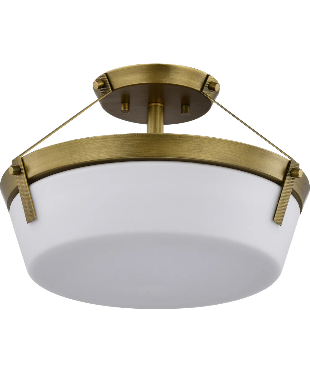 Rowen 3-Light Close-to-Ceiling Natural Brass - Image 5