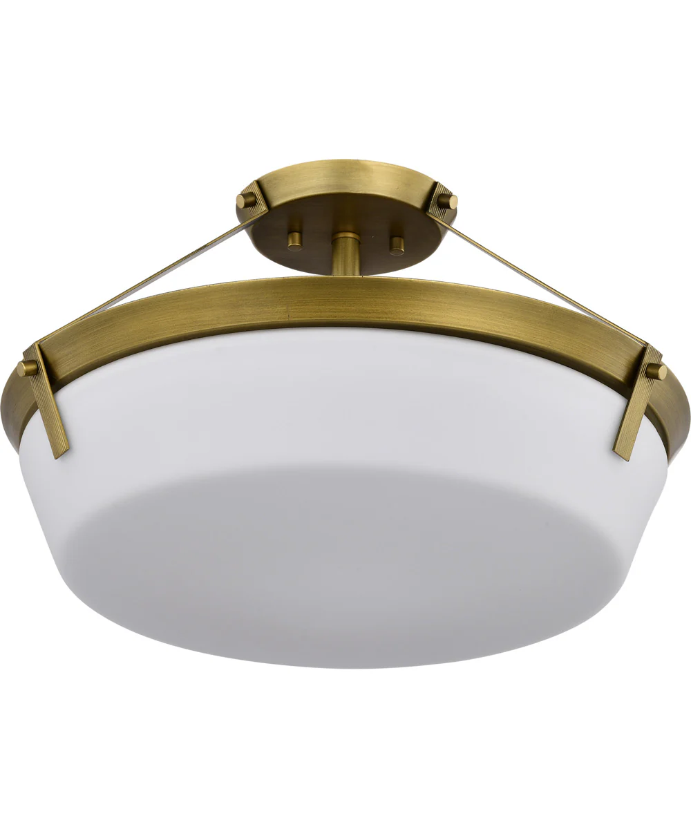 Rowen 4-Light Close-to-Ceiling Natural Brass - Image 5