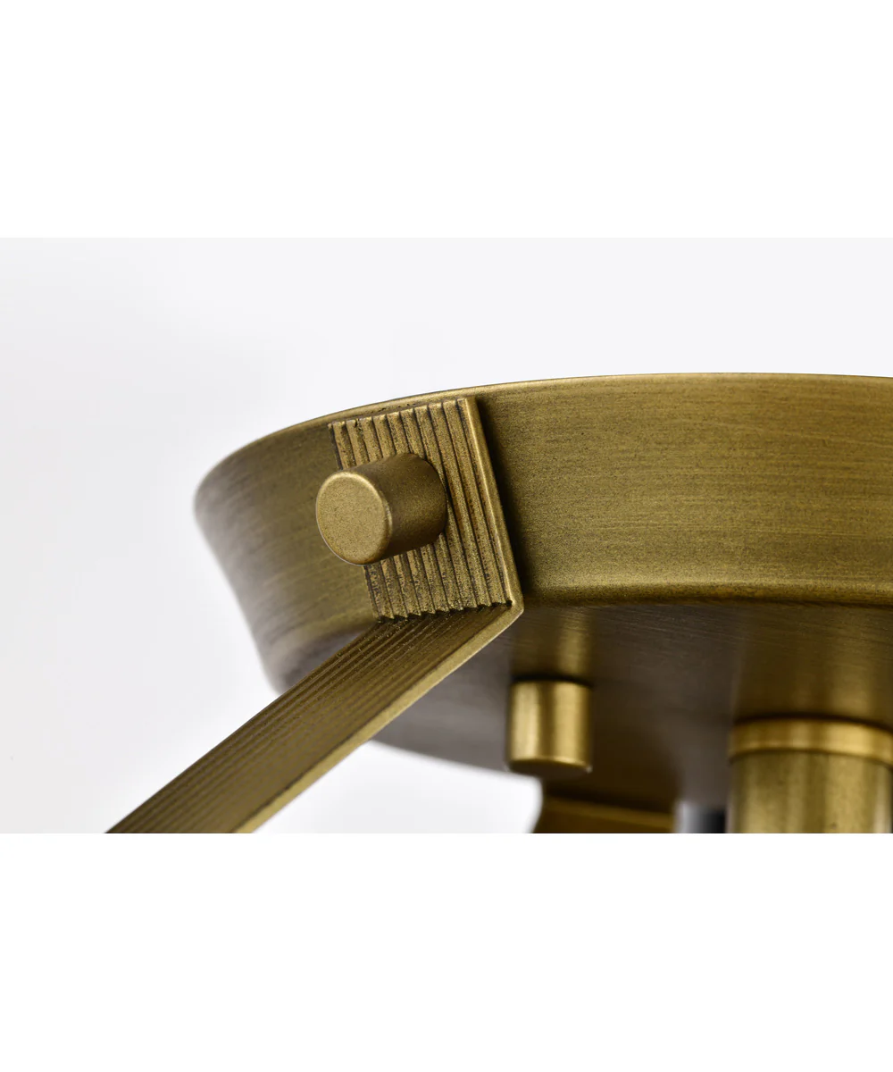 Rowen 4-Light Close-to-Ceiling Natural Brass - Image 8