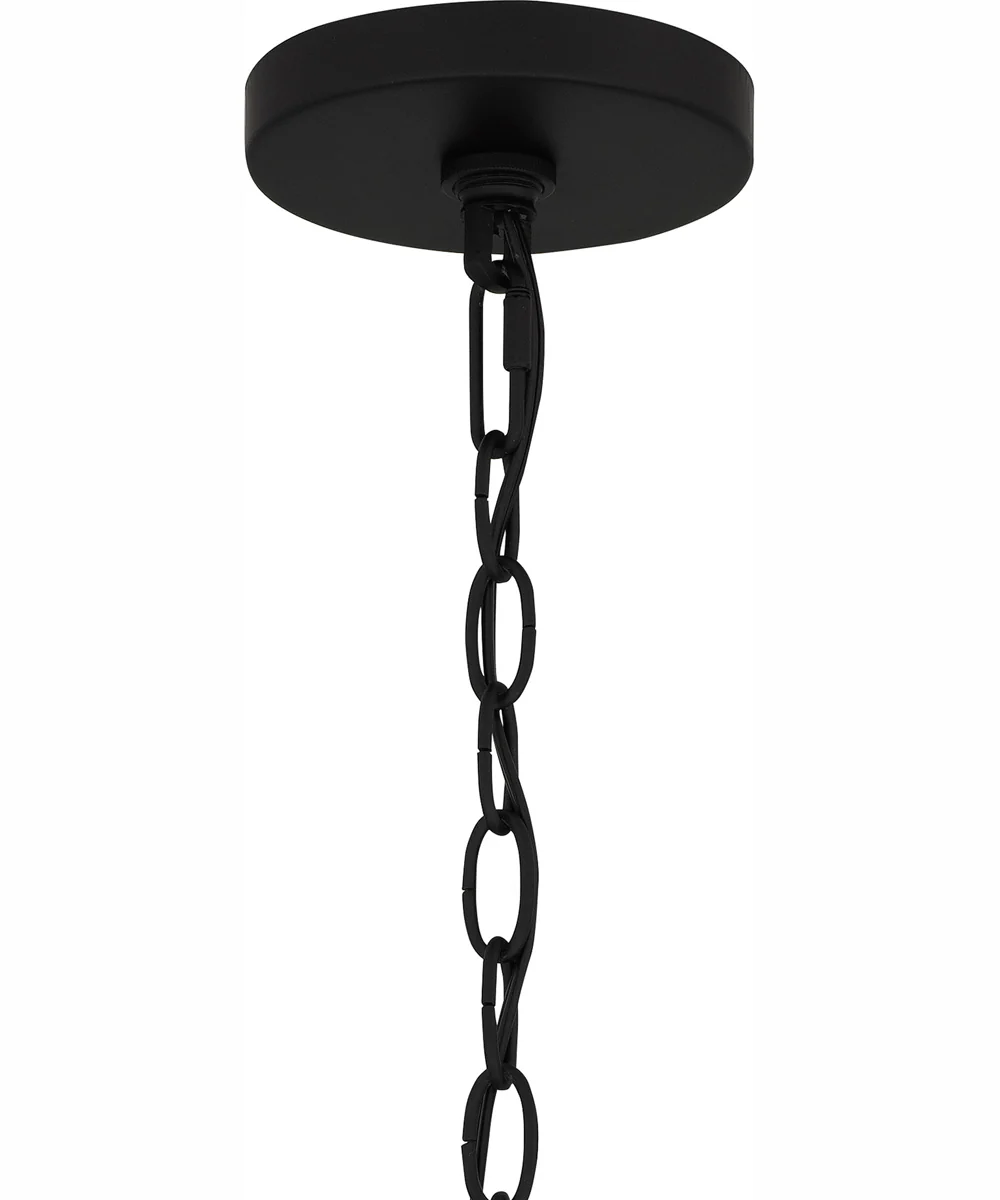 Rowland 5-light Chandelier Matte Black - Image 7