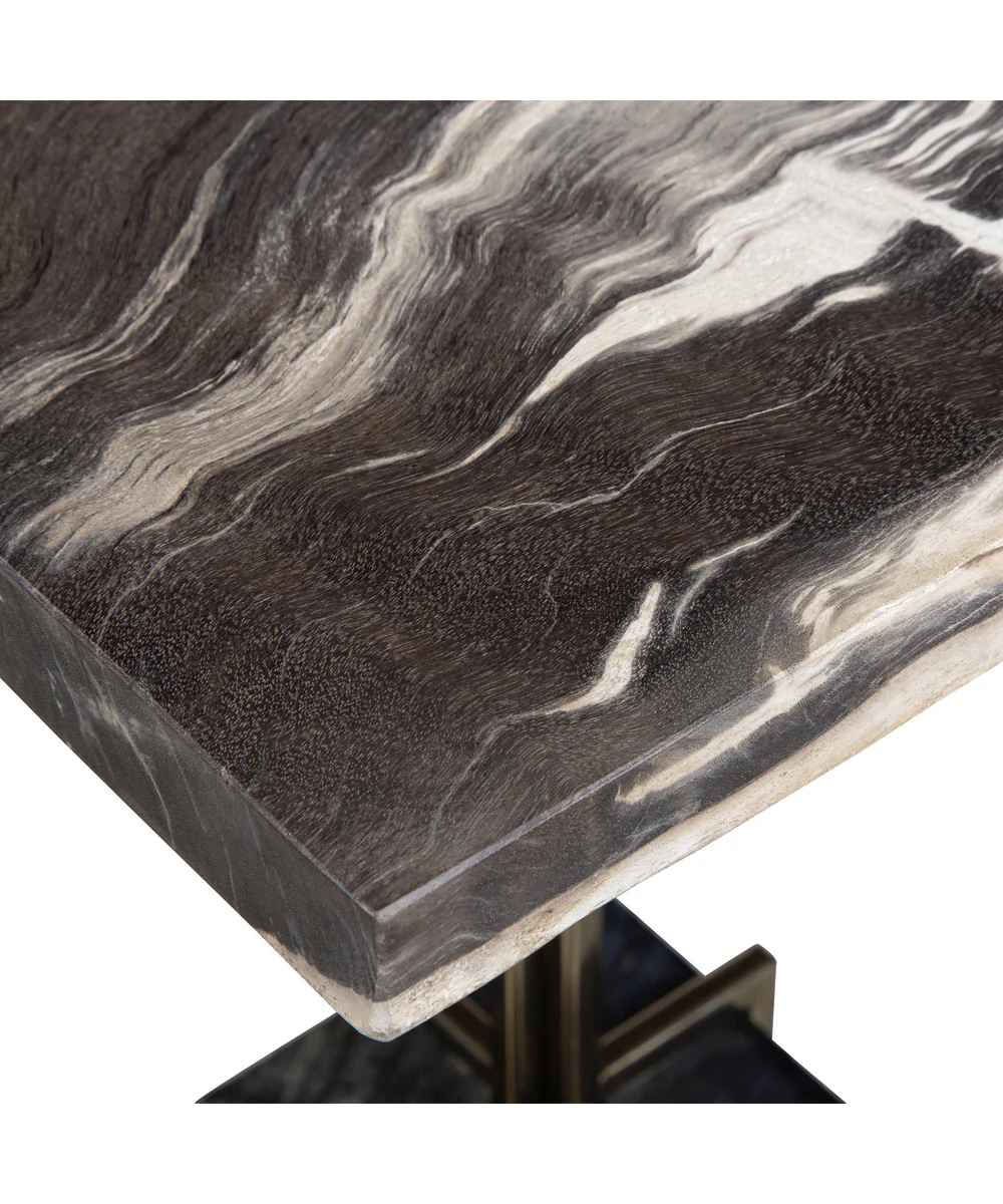 Rowman Petrified Wood Accent Table - Image 6