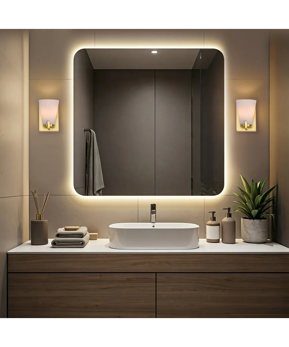 Royale 1-Light Vanity & Wall Burnished Brass - Image 2