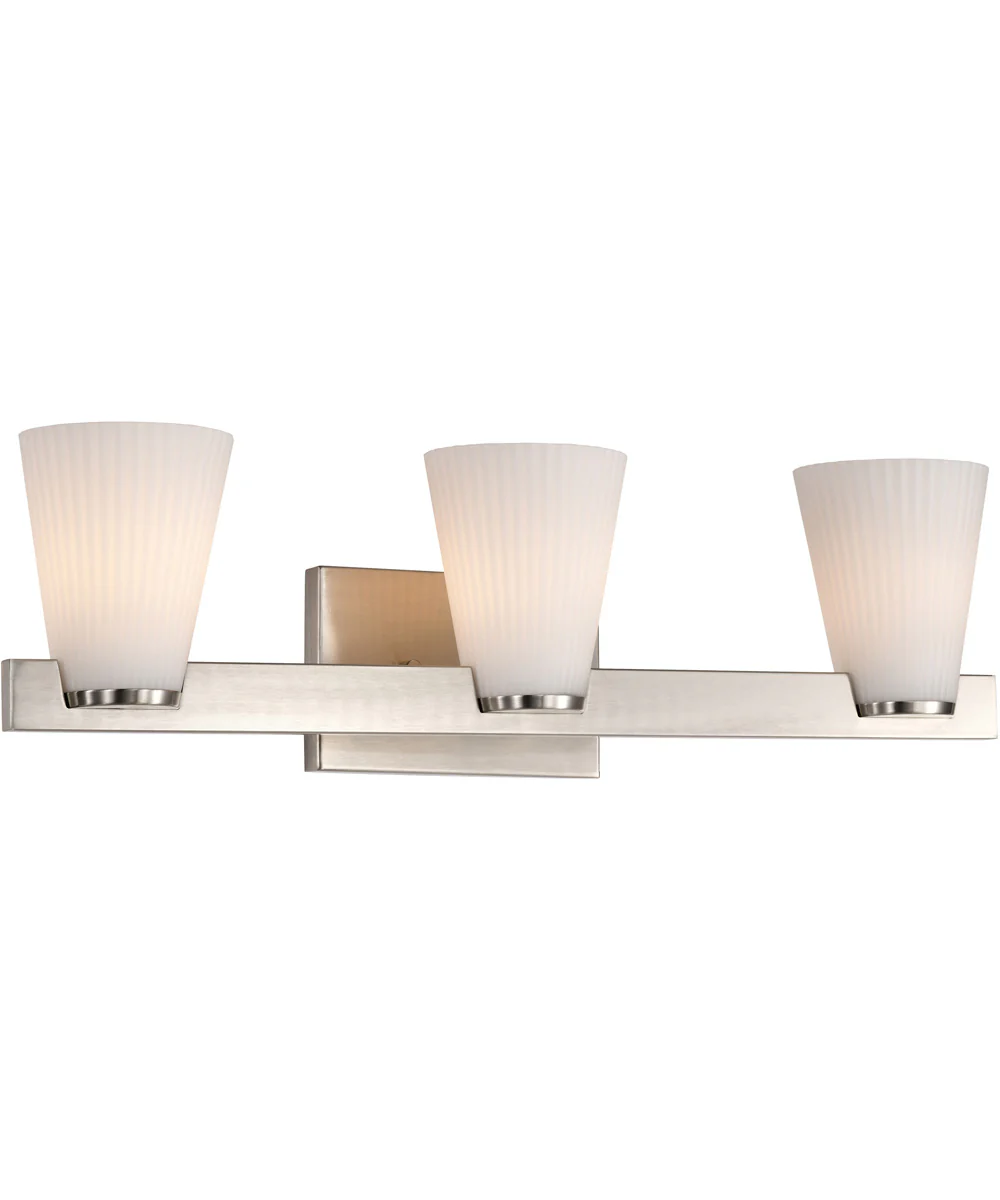 Royale 3-Light Vanity & Wall Brushed Nickel - Image 2