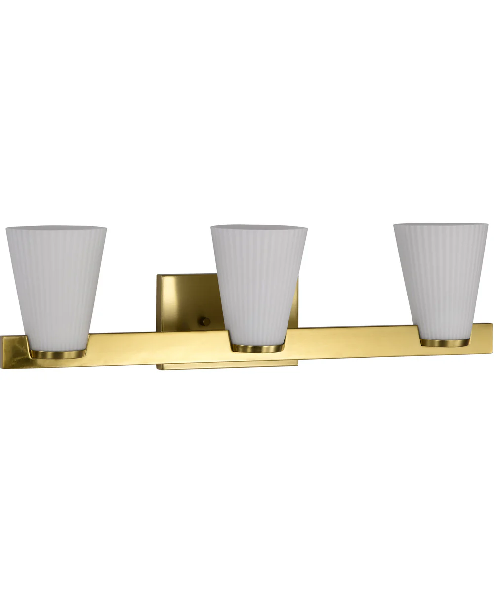 Royale 3-Light Vanity & Wall Burnished Brass - Image 3