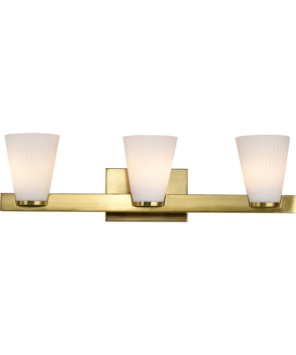 Royale 3-Light Vanity & Wall Burnished Brass - Image 6