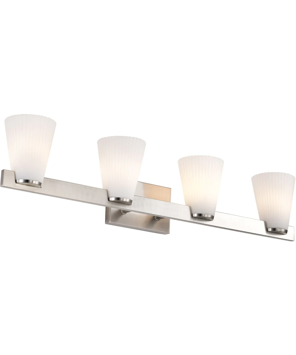 Royale 4-Light Vanity & Wall Brushed Nickel - Image 4