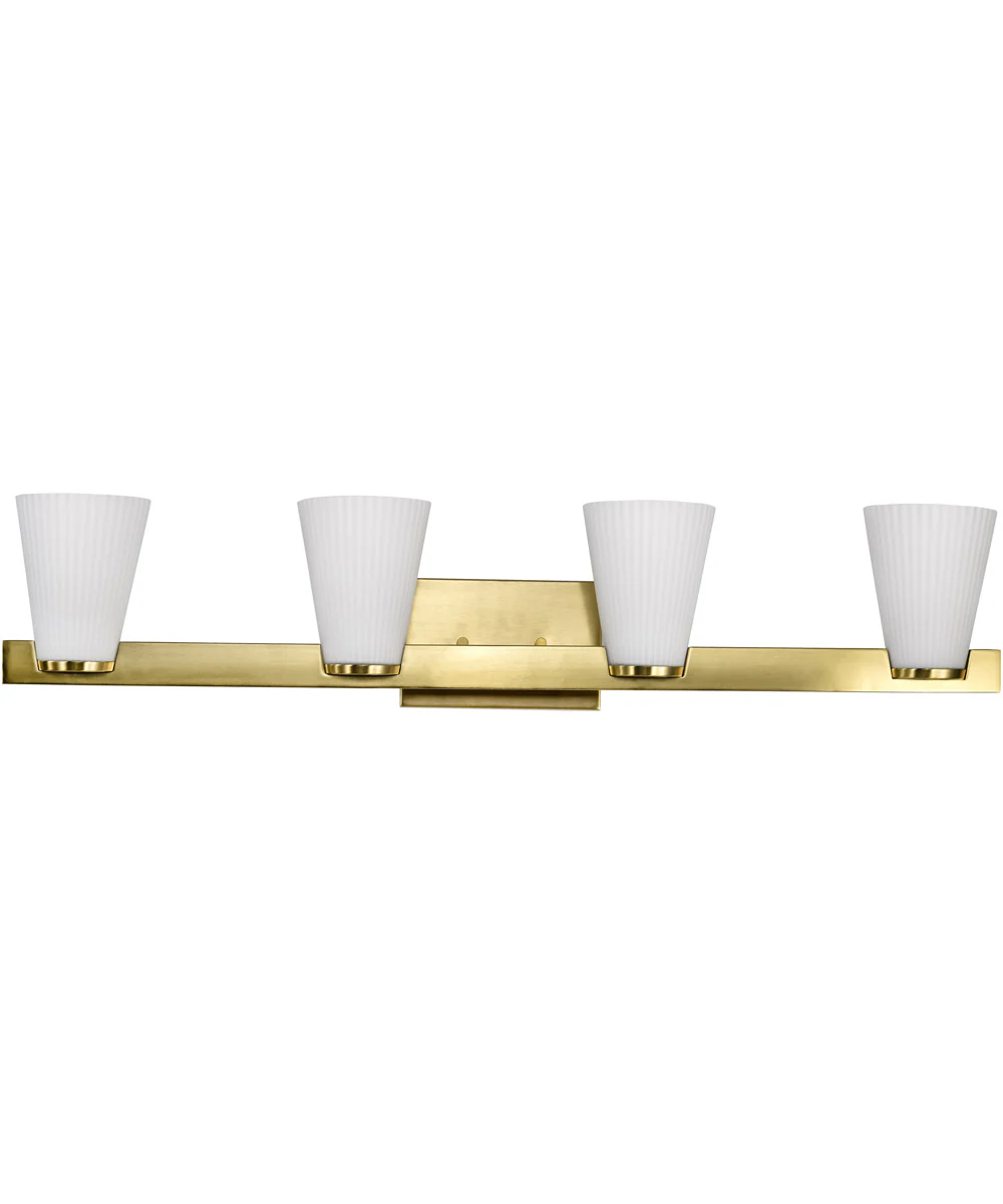 Royale 4-Light Vanity & Wall Burnished Brass - Image 5