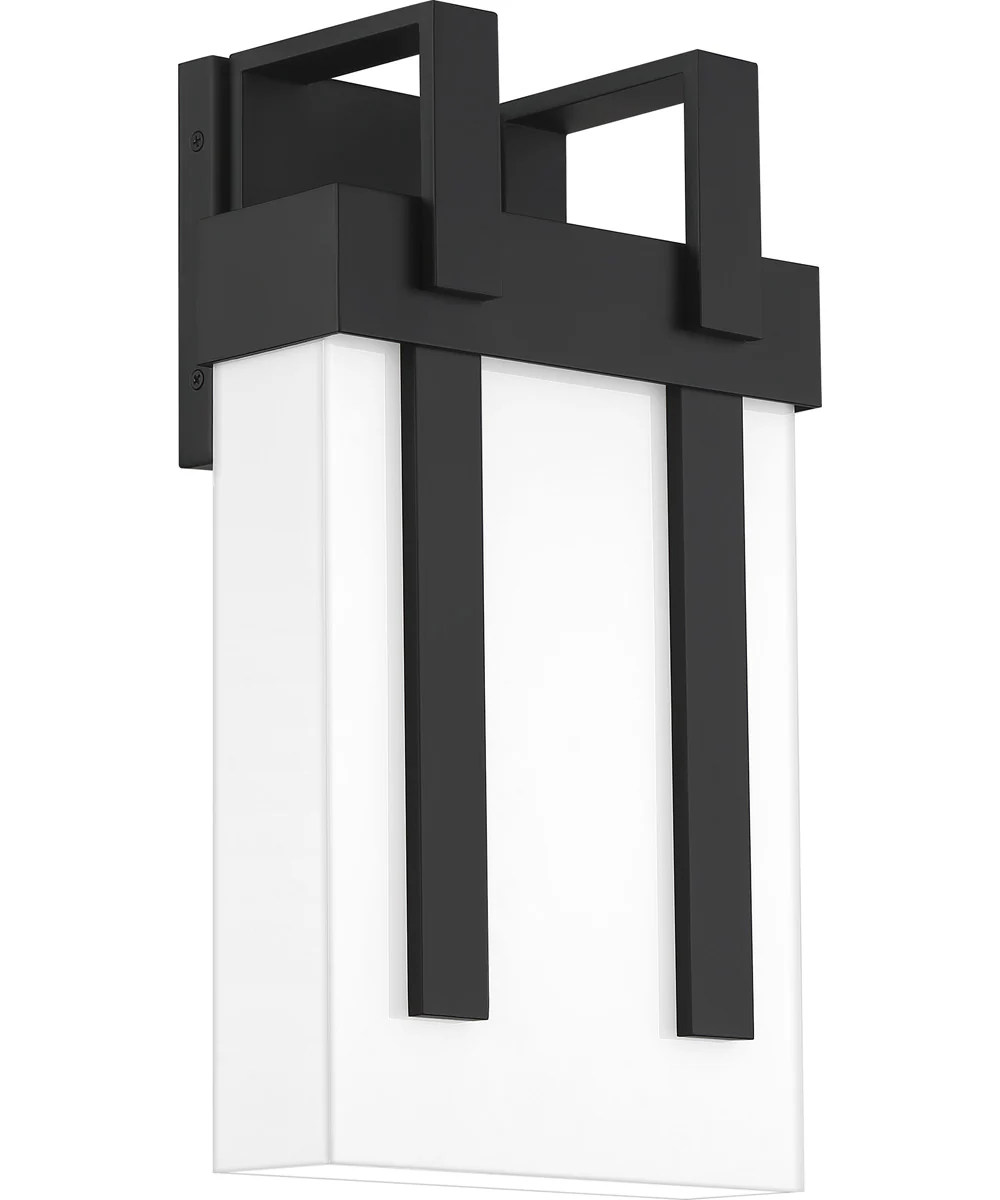 Ruben Large Outdoor Wall Light Coastal Armour Aluminum Matte Black