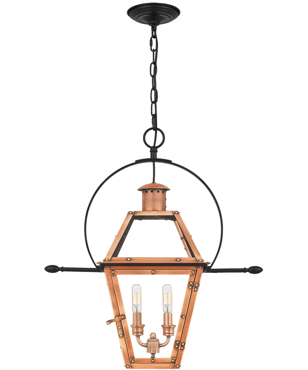 Rue De Royal 2-light Pendant Aged Copper - Image 5