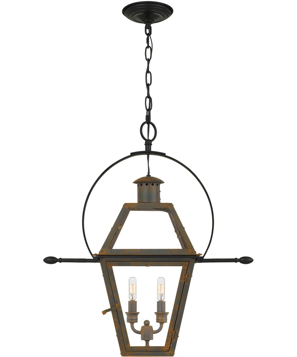 Rue De Royal 2-light Pendant Industrial Bronze - Image 5