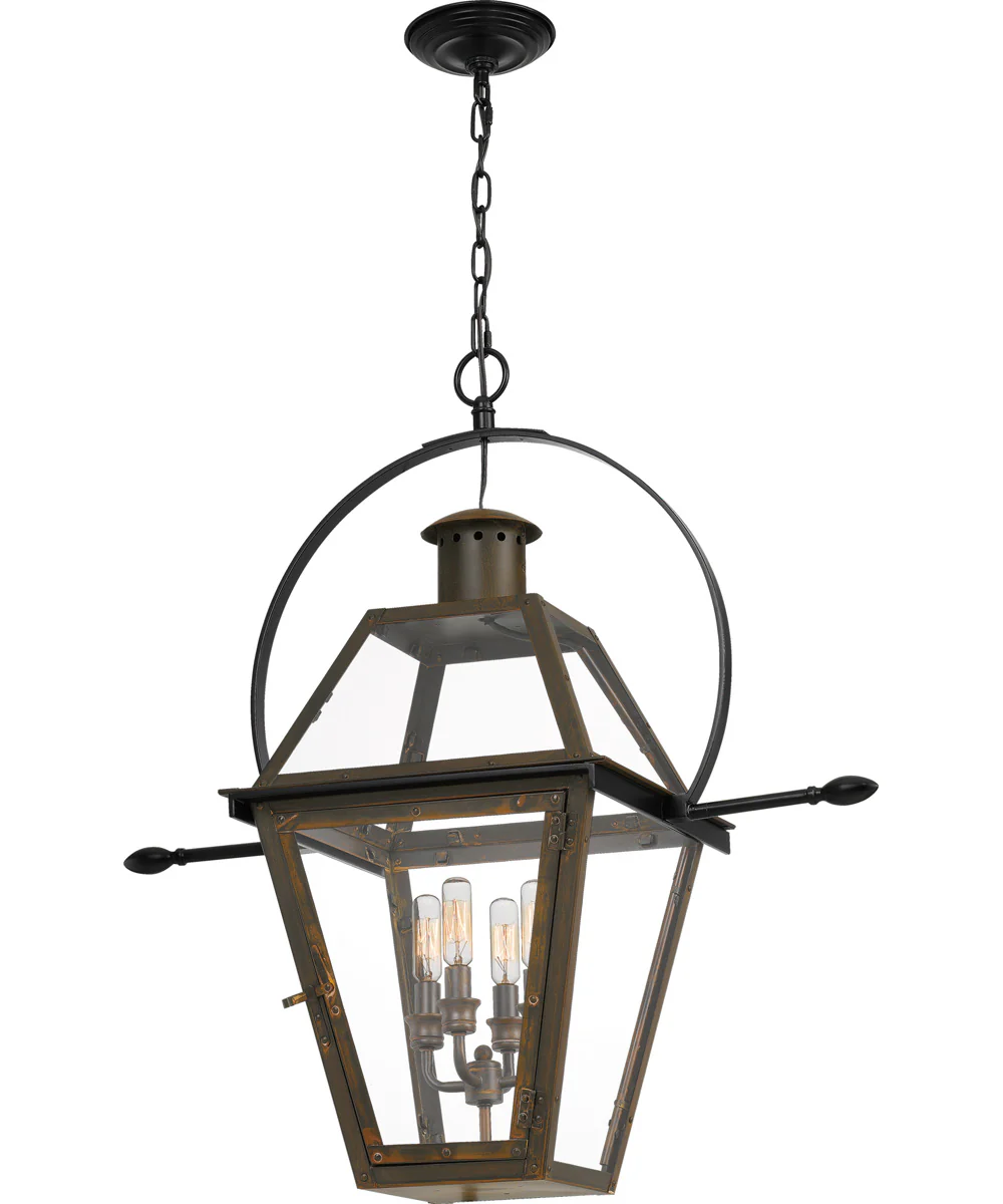 Rue De Royal 4-light Pendant Industrial Bronze - Image 4