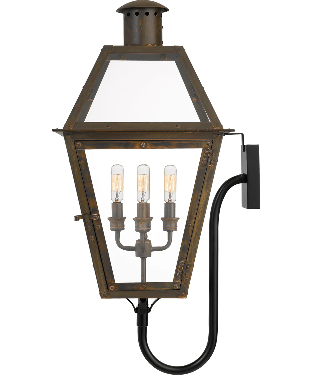 Rue De Royal Extra Large 4-light Outdoor Wall Light Industrial Bronze - Image 4
