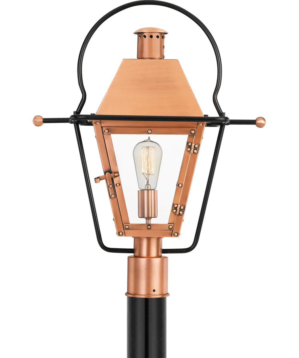 Rue De Royal Large 1-light Outdoor Post Light Aged Copper - Image 5