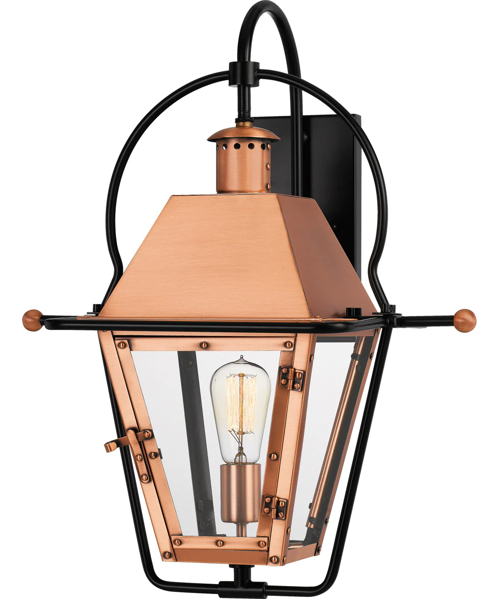Rue De Royal Large 1-light Outdoor Wall Light Aged Copper