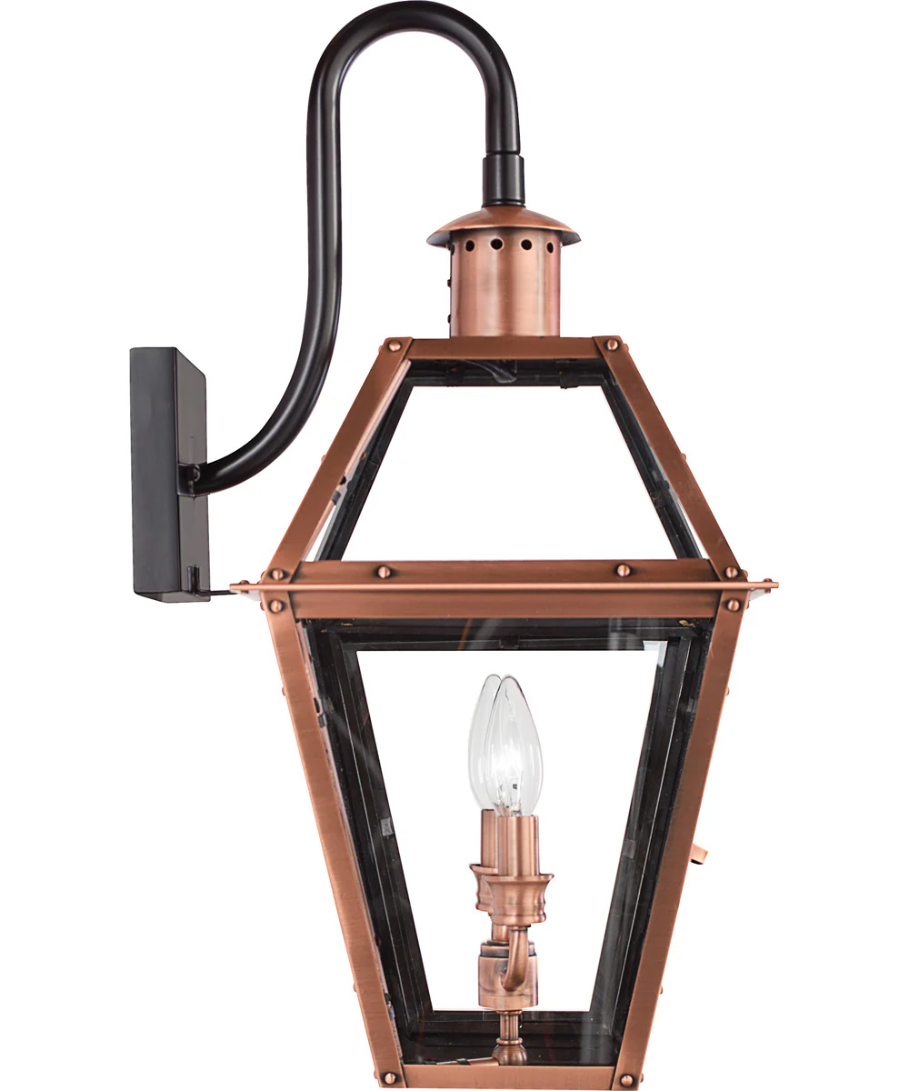 Rue De Royal Large 2-light Outdoor Wall Light Aged Copper - Image 5